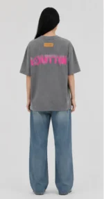 تیشرت Louis Vuitton سنگشور نگین کاری اورجینال | قواره لش وارداتی - Image 5